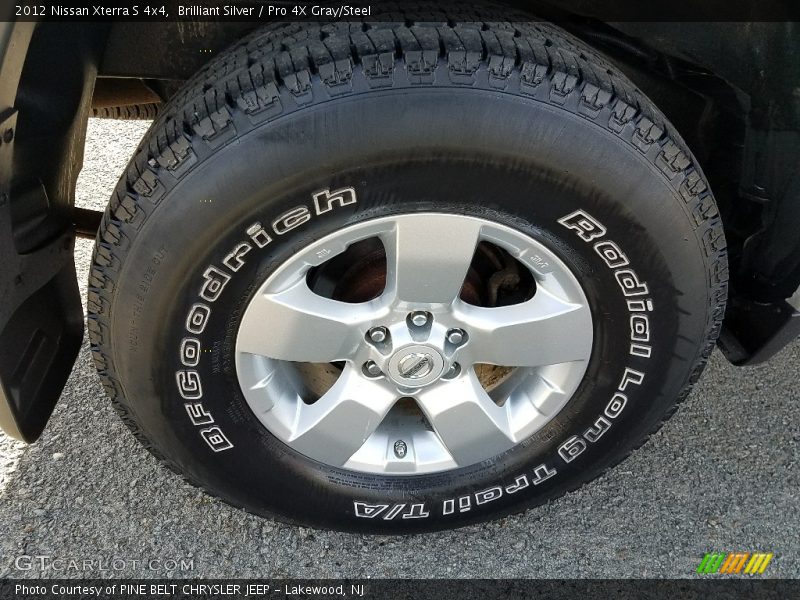 Brilliant Silver / Pro 4X Gray/Steel 2012 Nissan Xterra S 4x4