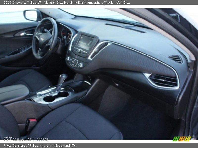 Nightfall Gray Metallic / Dark Atmosphere/Medium Ash Gray 2016 Chevrolet Malibu LT