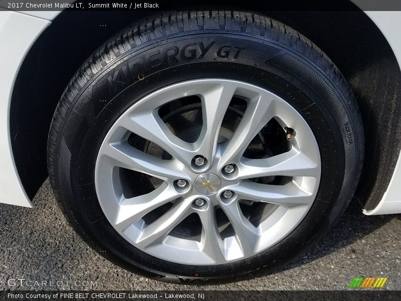 Summit White / Jet Black 2017 Chevrolet Malibu LT