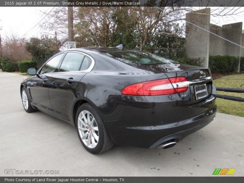 Stratus Grey Metallic / Dove/Warm Charcoal 2015 Jaguar XF 2.0T Premium