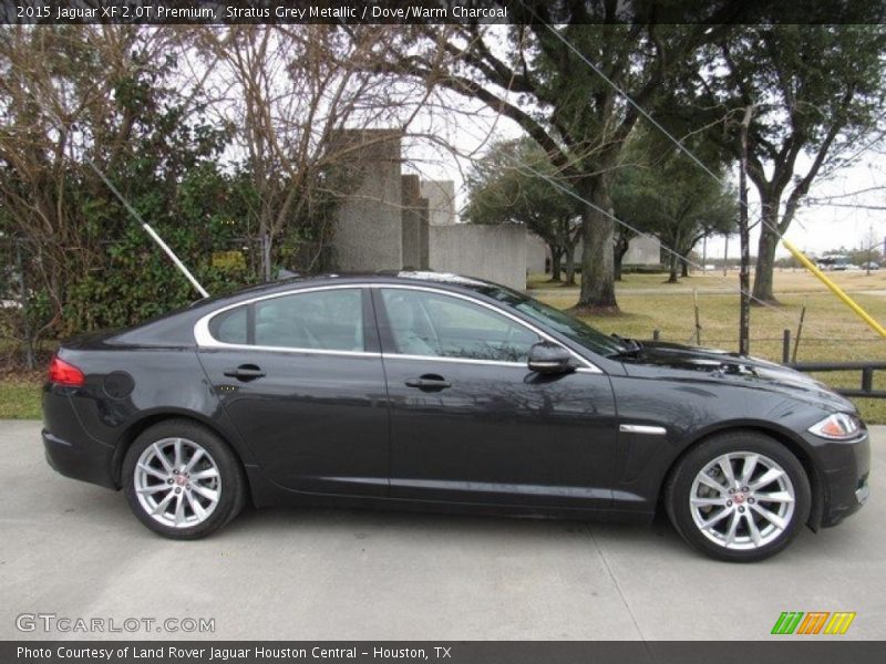 Stratus Grey Metallic / Dove/Warm Charcoal 2015 Jaguar XF 2.0T Premium