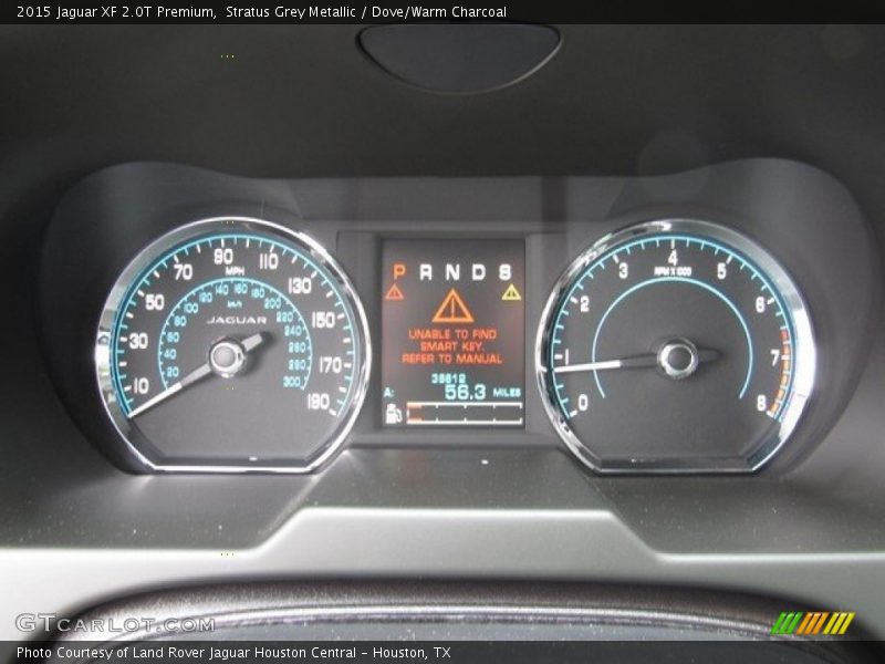 Stratus Grey Metallic / Dove/Warm Charcoal 2015 Jaguar XF 2.0T Premium