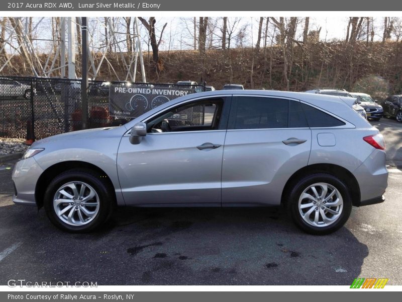 Lunar Silver Metallic / Ebony 2017 Acura RDX AWD