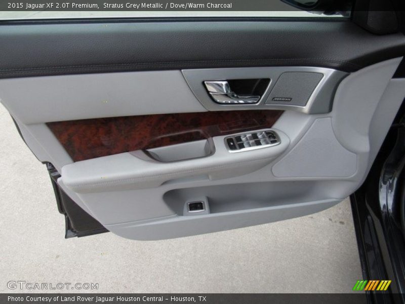 Stratus Grey Metallic / Dove/Warm Charcoal 2015 Jaguar XF 2.0T Premium