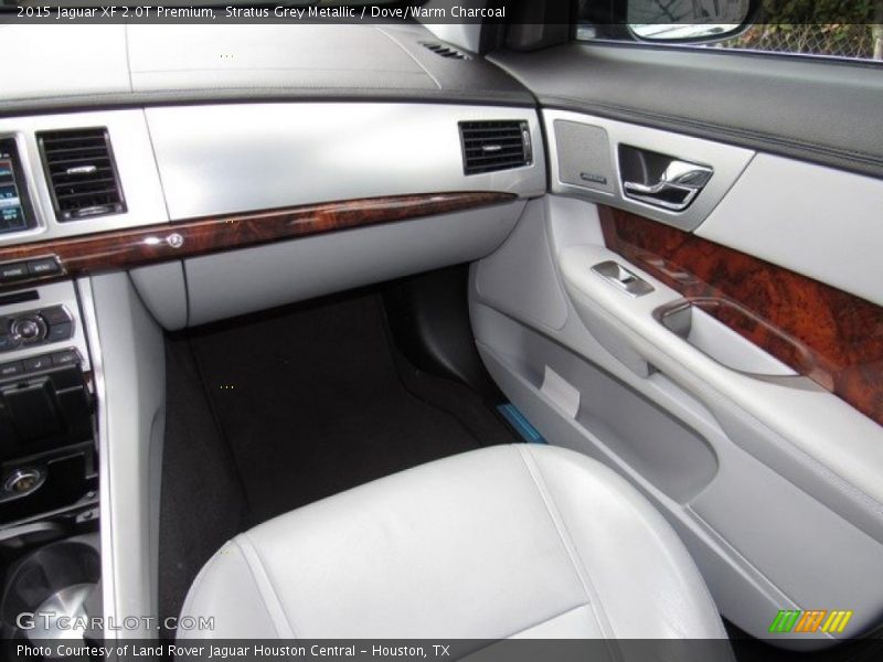 Stratus Grey Metallic / Dove/Warm Charcoal 2015 Jaguar XF 2.0T Premium