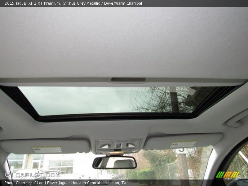 Stratus Grey Metallic / Dove/Warm Charcoal 2015 Jaguar XF 2.0T Premium