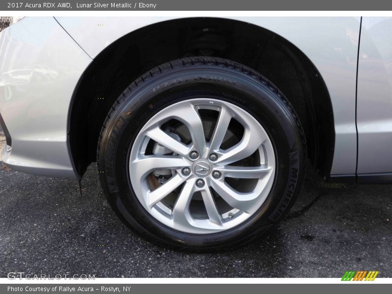 Lunar Silver Metallic / Ebony 2017 Acura RDX AWD