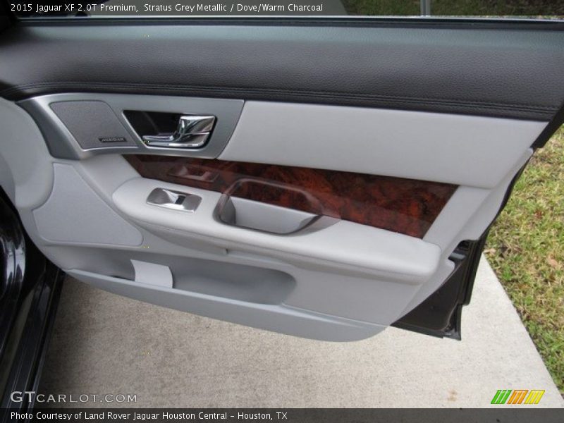 Stratus Grey Metallic / Dove/Warm Charcoal 2015 Jaguar XF 2.0T Premium