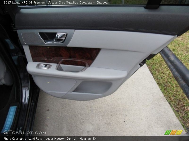 Stratus Grey Metallic / Dove/Warm Charcoal 2015 Jaguar XF 2.0T Premium