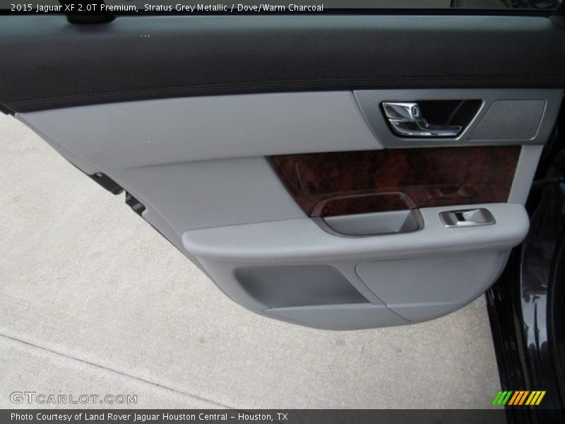 Stratus Grey Metallic / Dove/Warm Charcoal 2015 Jaguar XF 2.0T Premium