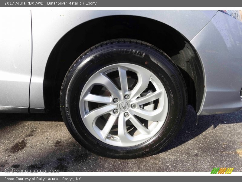 Lunar Silver Metallic / Ebony 2017 Acura RDX AWD