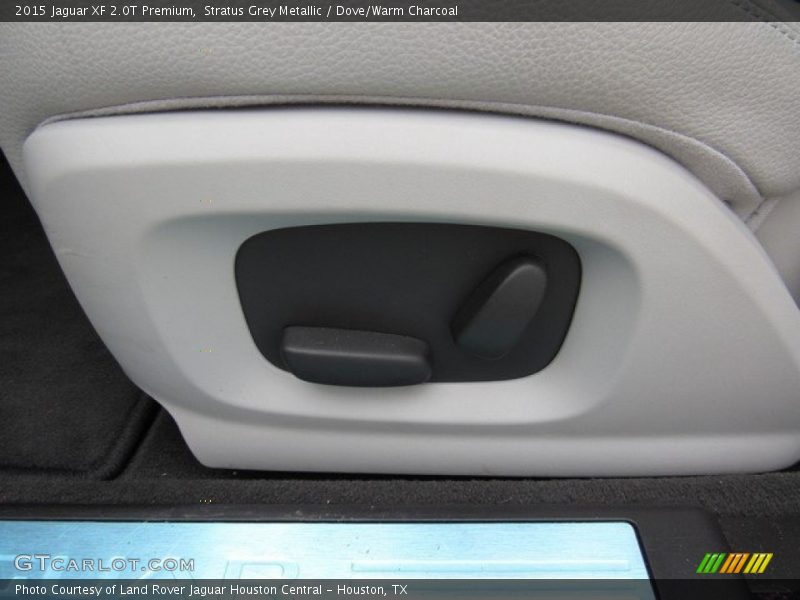 Stratus Grey Metallic / Dove/Warm Charcoal 2015 Jaguar XF 2.0T Premium