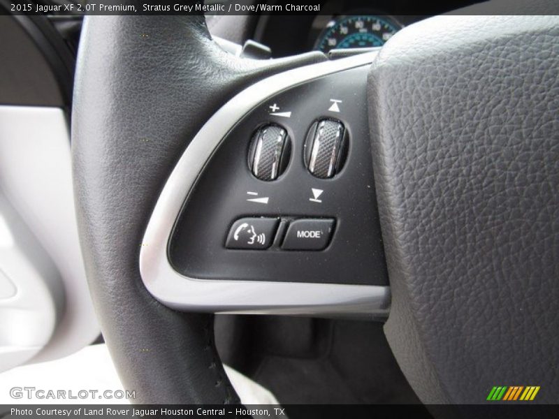 Stratus Grey Metallic / Dove/Warm Charcoal 2015 Jaguar XF 2.0T Premium