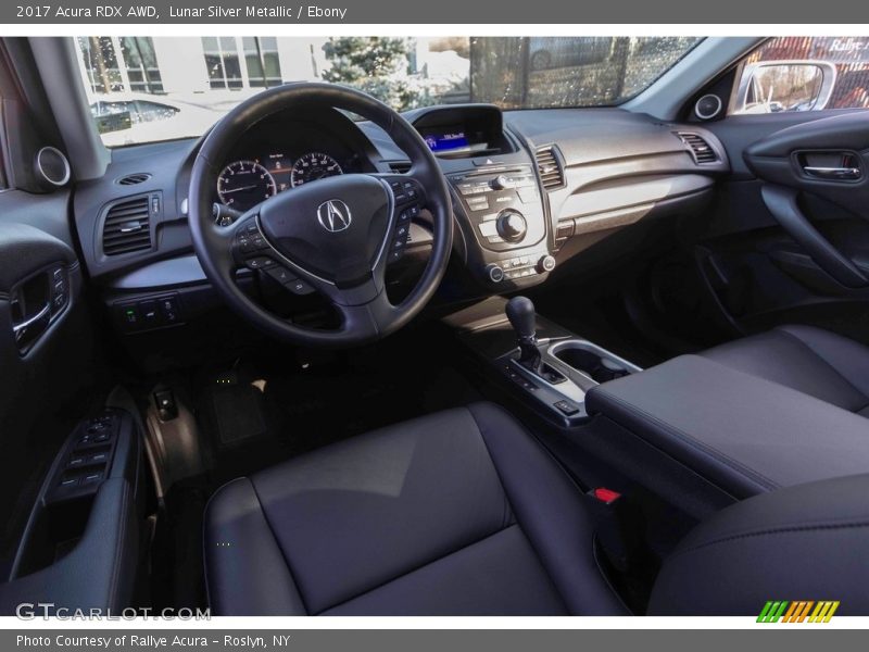 Lunar Silver Metallic / Ebony 2017 Acura RDX AWD
