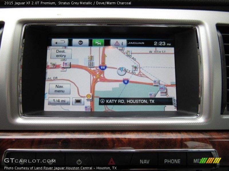 Stratus Grey Metallic / Dove/Warm Charcoal 2015 Jaguar XF 2.0T Premium
