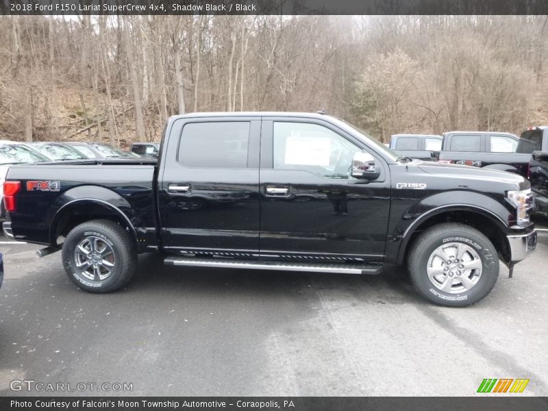 Shadow Black / Black 2018 Ford F150 Lariat SuperCrew 4x4