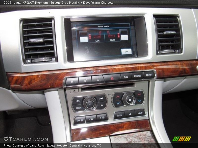 Stratus Grey Metallic / Dove/Warm Charcoal 2015 Jaguar XF 2.0T Premium