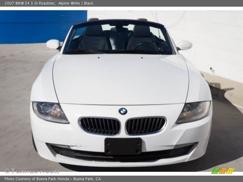 Alpine White / Black 2007 BMW Z4 3.0i Roadster