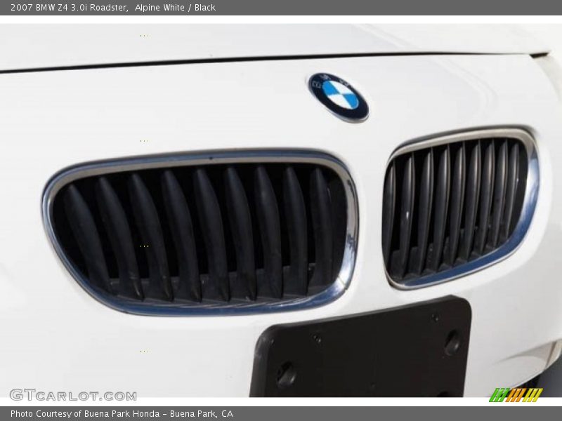 Alpine White / Black 2007 BMW Z4 3.0i Roadster