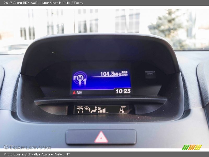 Lunar Silver Metallic / Ebony 2017 Acura RDX AWD