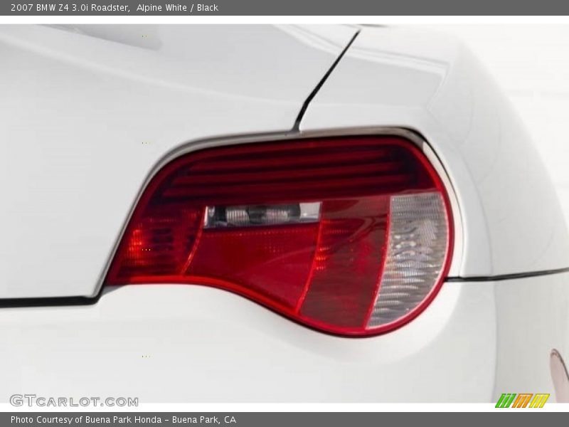 Alpine White / Black 2007 BMW Z4 3.0i Roadster