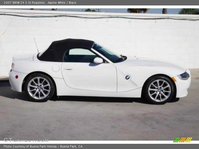 Alpine White / Black 2007 BMW Z4 3.0i Roadster