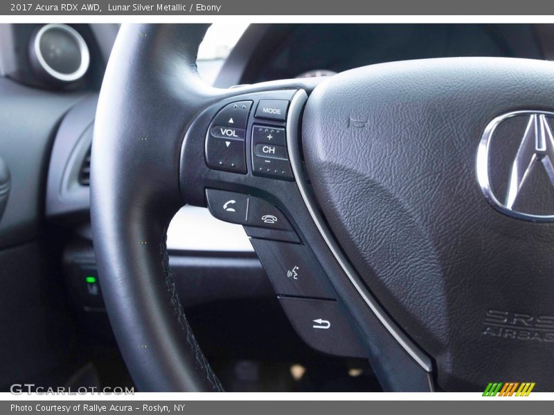 Lunar Silver Metallic / Ebony 2017 Acura RDX AWD