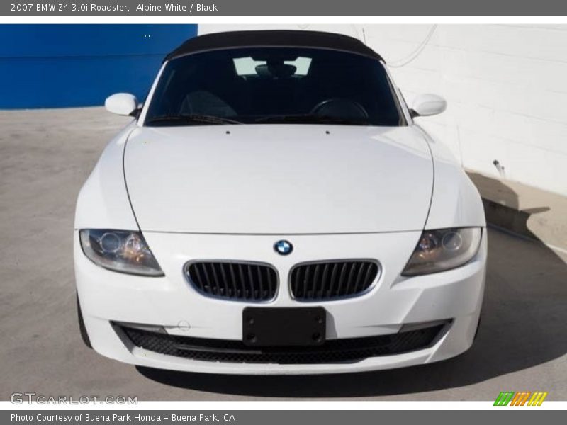 Alpine White / Black 2007 BMW Z4 3.0i Roadster