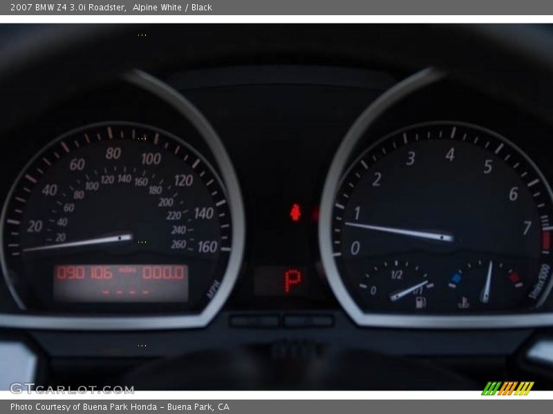 Alpine White / Black 2007 BMW Z4 3.0i Roadster