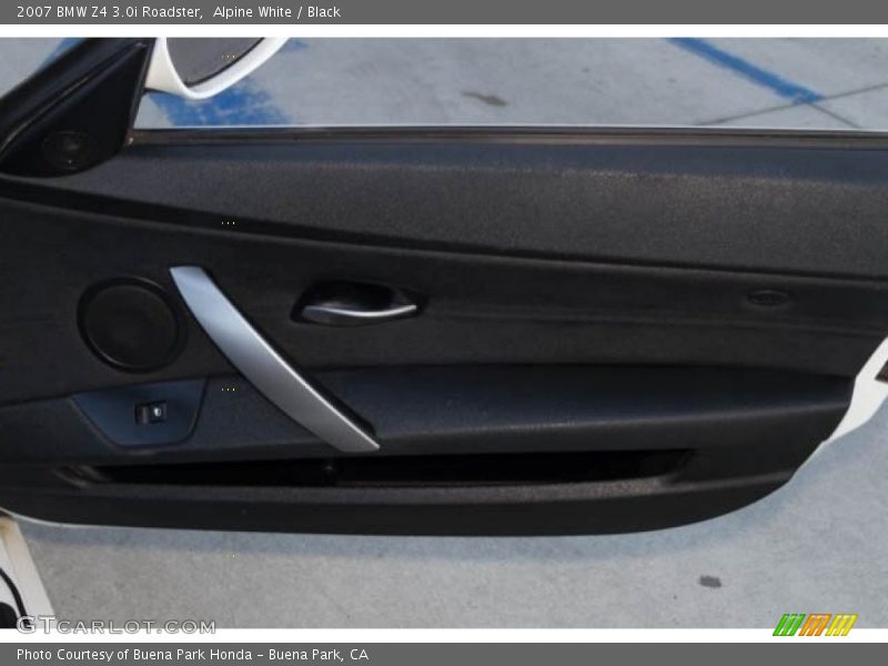 Alpine White / Black 2007 BMW Z4 3.0i Roadster