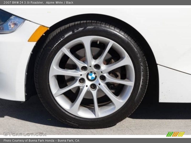 Alpine White / Black 2007 BMW Z4 3.0i Roadster