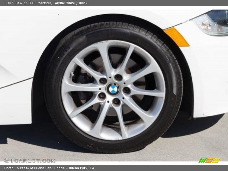 Alpine White / Black 2007 BMW Z4 3.0i Roadster