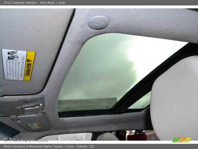 Ultra Black / Gray 2012 Hyundai Veloster