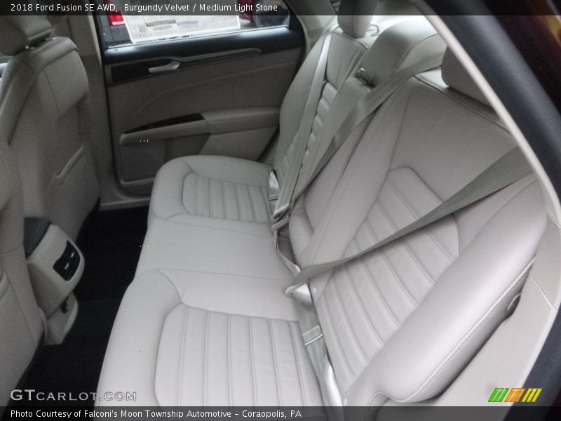 Rear Seat of 2018 Fusion SE AWD