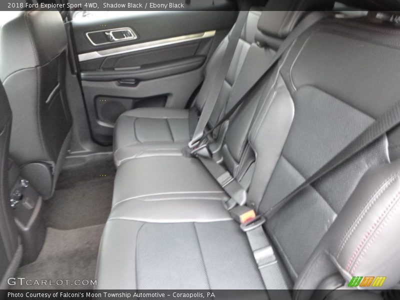 Rear Seat of 2018 Explorer Sport 4WD