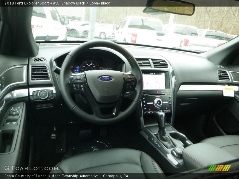 Dashboard of 2018 Explorer Sport 4WD