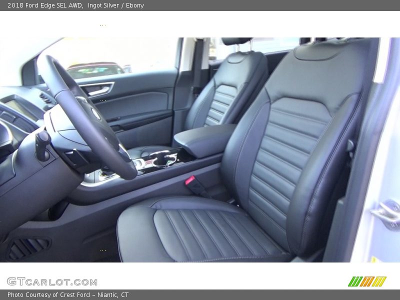 Ingot Silver / Ebony 2018 Ford Edge SEL AWD