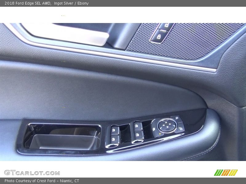Ingot Silver / Ebony 2018 Ford Edge SEL AWD