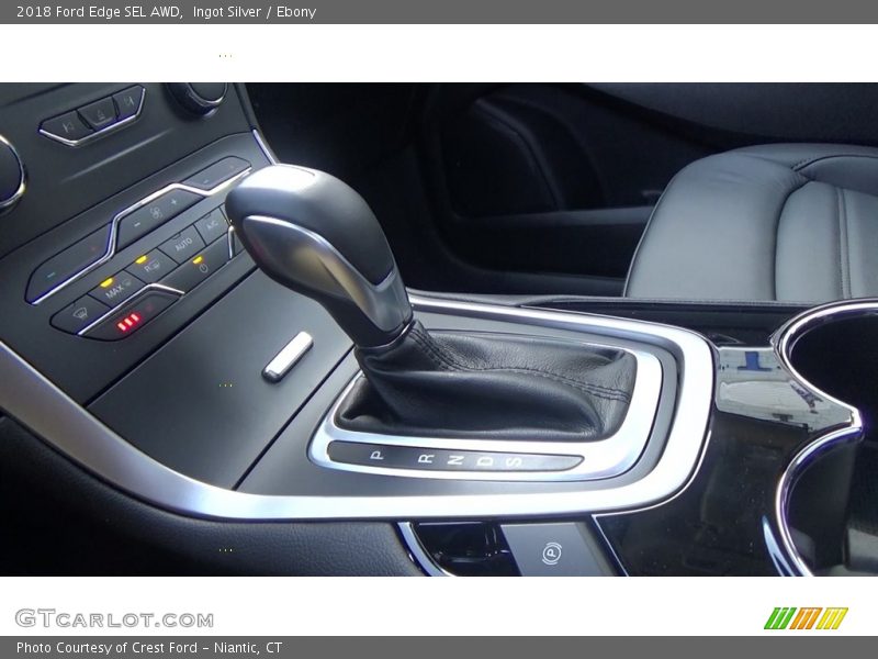 Ingot Silver / Ebony 2018 Ford Edge SEL AWD