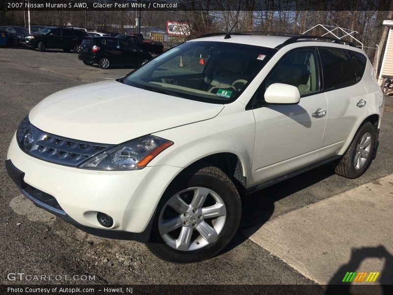 Glacier Pearl White / Charcoal 2007 Nissan Murano S AWD