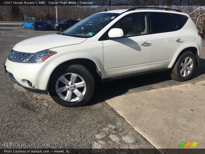 Glacier Pearl White / Charcoal 2007 Nissan Murano S AWD