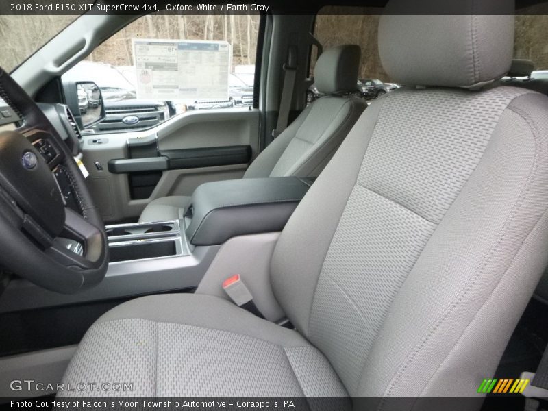 Oxford White / Earth Gray 2018 Ford F150 XLT SuperCrew 4x4