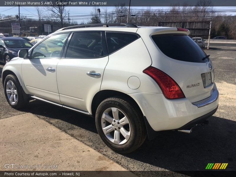 Glacier Pearl White / Charcoal 2007 Nissan Murano S AWD