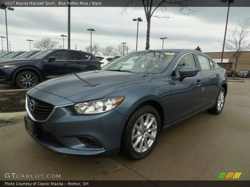 Blue Reflex Mica / Black 2017 Mazda Mazda6 Sport