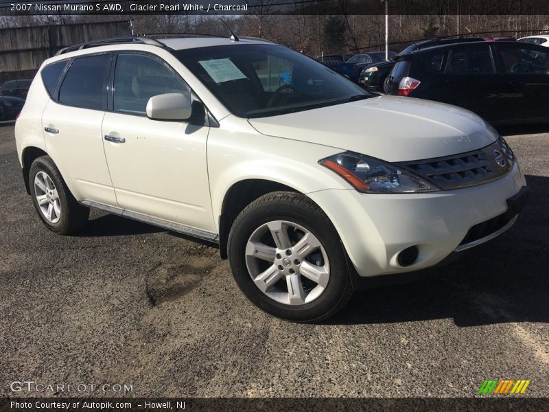 Glacier Pearl White / Charcoal 2007 Nissan Murano S AWD