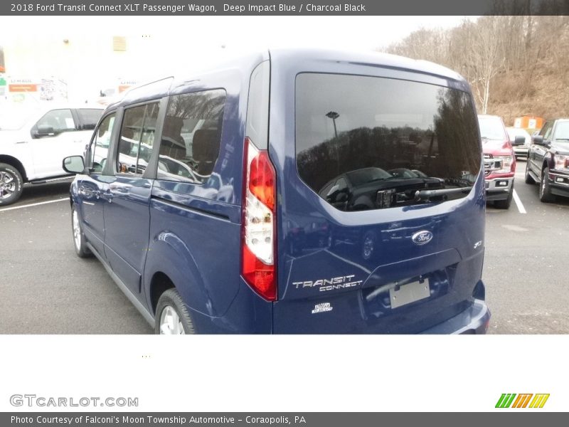 Deep Impact Blue / Charcoal Black 2018 Ford Transit Connect XLT Passenger Wagon