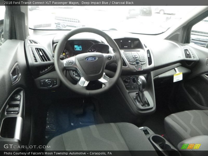 Deep Impact Blue / Charcoal Black 2018 Ford Transit Connect XLT Passenger Wagon