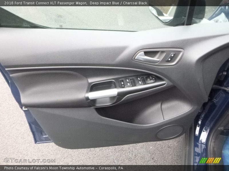 Deep Impact Blue / Charcoal Black 2018 Ford Transit Connect XLT Passenger Wagon