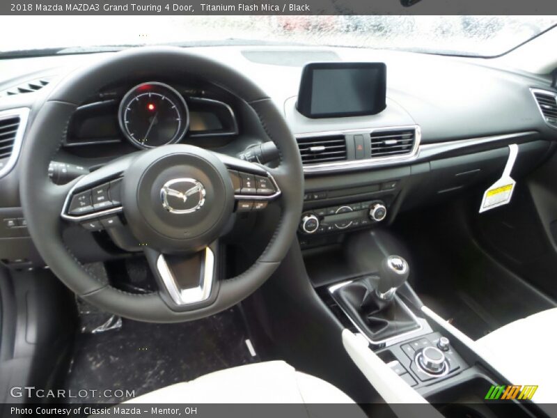Titanium Flash Mica / Black 2018 Mazda MAZDA3 Grand Touring 4 Door