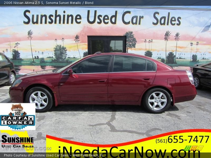 Sonoma Sunset Metallic / Blond 2006 Nissan Altima 2.5 S